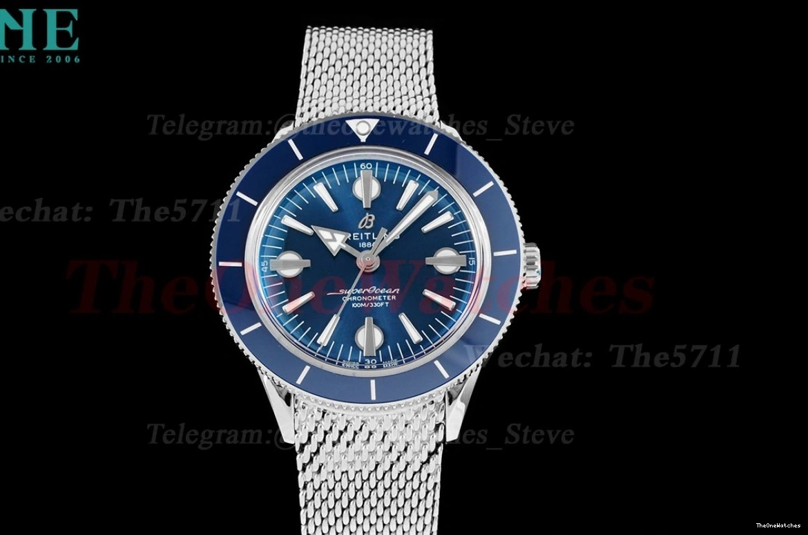 SS 42mm Blue A2824 '57 GF SS Superocean Heritage 0126